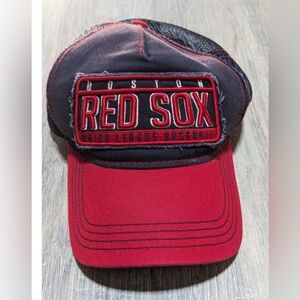 56fifty New Era Boston Red Sox Black and Red Hat